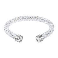 Bracelet Swarovski Femme Stardust in Cristal Cristallo 5255899 CRYSTALDUST BRACCIALE RIGIDO, WHITE - 5255899 CRYSTALDUST BRACCIALE RIGIDO, WHITE